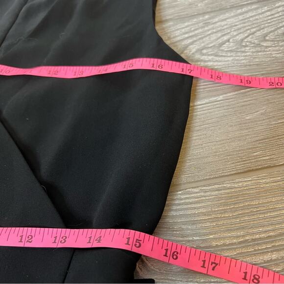 Theory Benina Admiral Crepe Wrap Romper Dress sz 4 - Picture 6 of 7